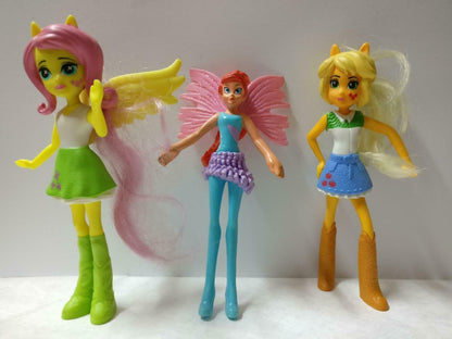 2011 McDonalds Barbie A Fairy Secret Happy Meal Toys x7 Lot F/S (FTY014) *F