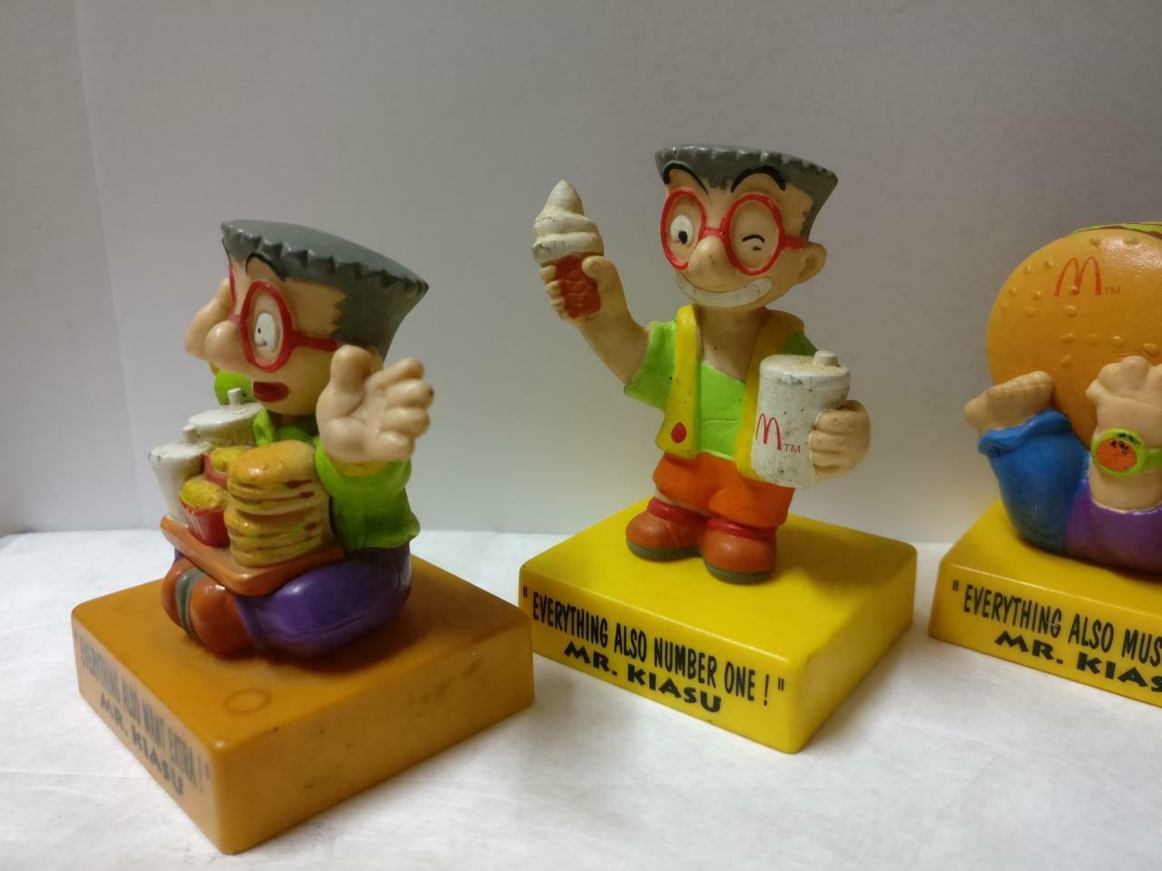Singapore McDonalds Mr. Kiasu Burger Fries Figure Toys x7 Lot F/S (FTY015) *30