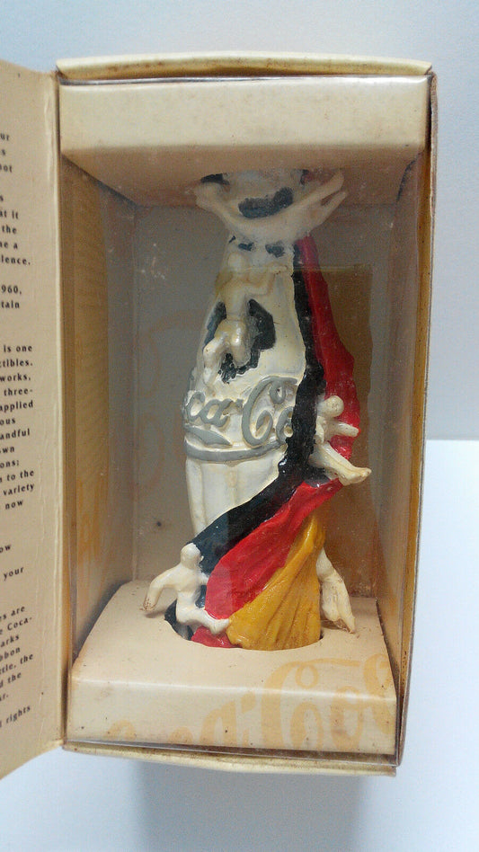 Singapore 1997 Contour Coke Coca-Cola 4.25" Folk Art Bottle Germany Bottle A307