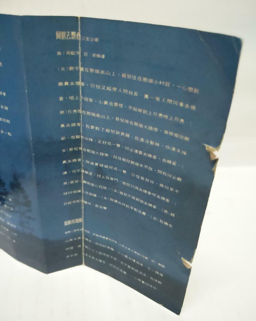 China HK Chinese Liu Yun 刘韵 山前山后百花开 九个郎 磁带 卡带 1994 Singapore Cassette (CT153)