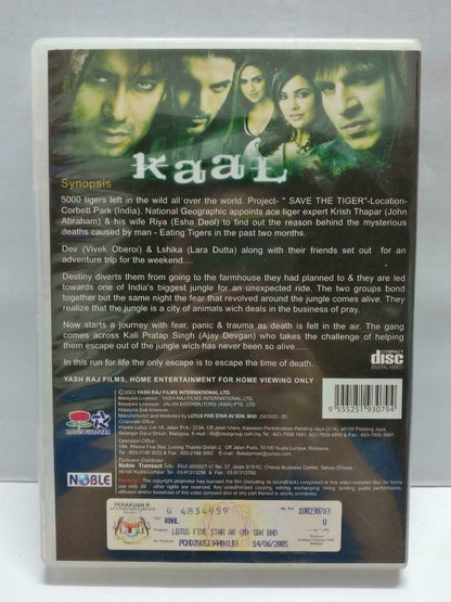 India Bollywood Movie Kaal Shah Rukh Khan 2005 Malaysia Video CD 2x VCD CD981