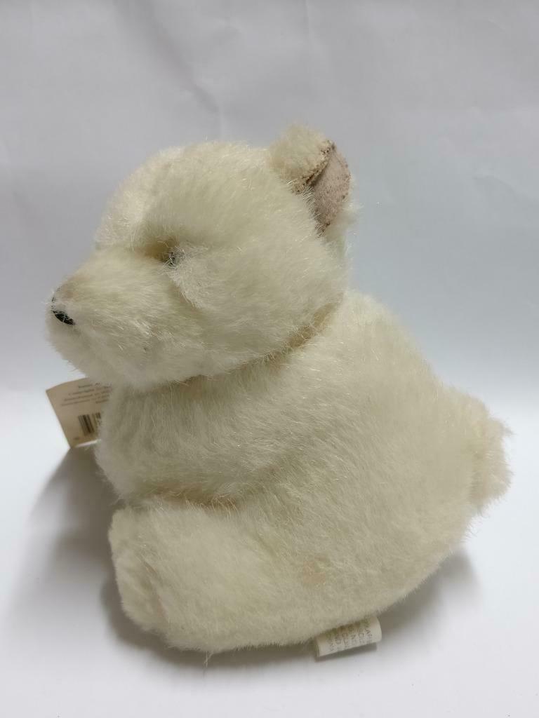 Rare Hans de Beer Little Polar Bear 1995 Mini Tag 4" Plush Soft Toy F/S (PTY133)