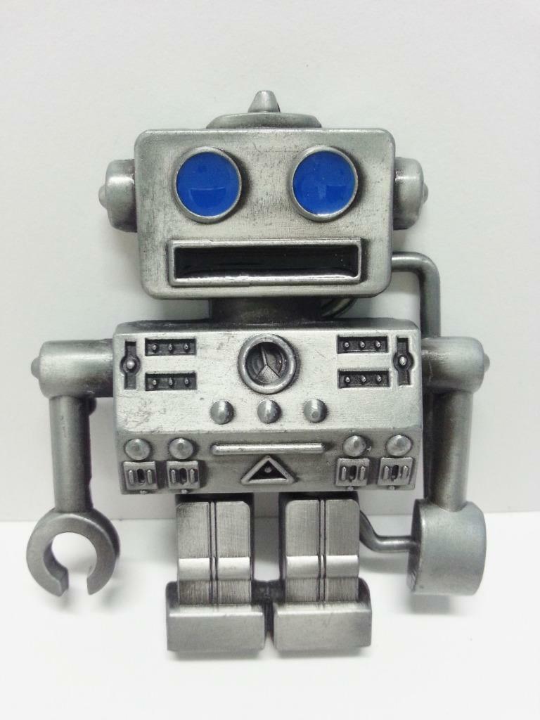 Rare Japan Robot Heavy Metal Belt Buckle (A1141)