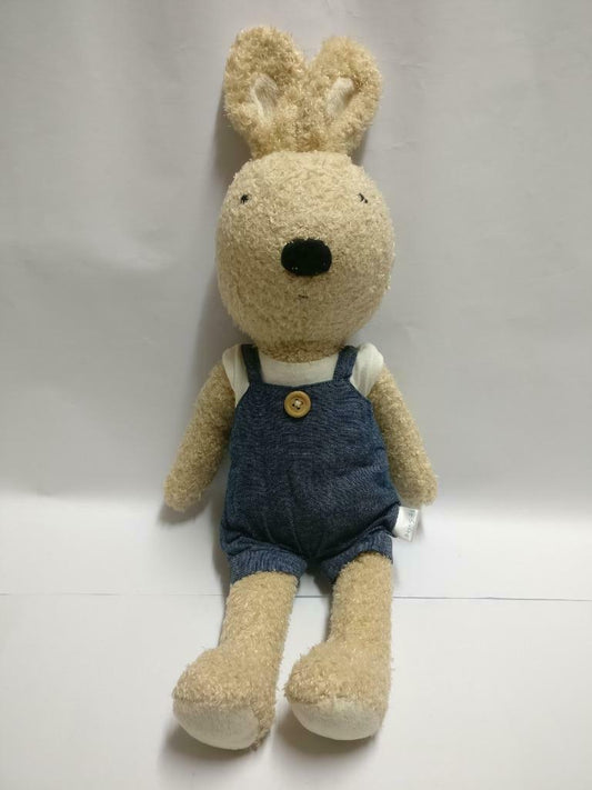 Japan Le Sucre Bunny Blue Jumper Cute Rabbit 16" Plush Soft Toy F/S (PTY077)