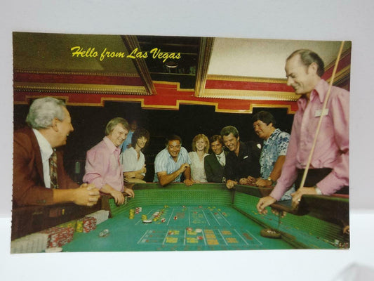 Vintage Game Of Chance Circus Circus Las Vegas Nevada Color USA Postcard (P633)
