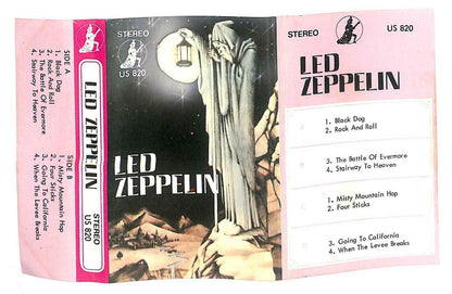 Rare Led Zeppelin Black Dog Stairway To Heaven Singapore English Cassette CT946