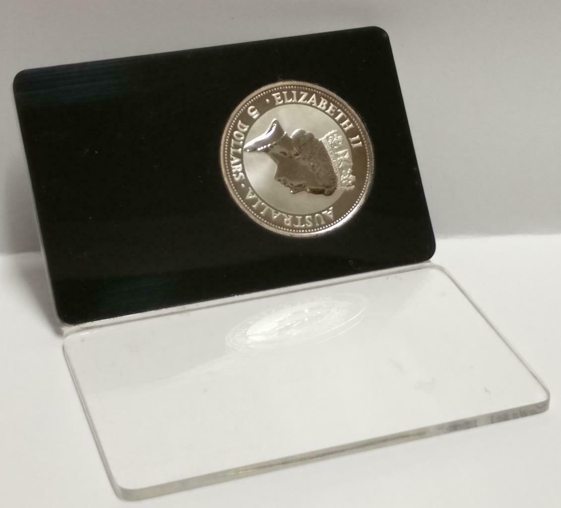 Australia Elizabeth II 5 Dollars Kookaburra 1991 1oz Silver Coin Capsule (C039)