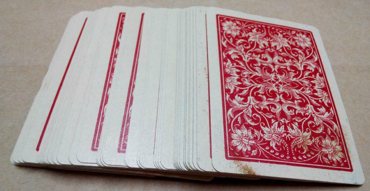 Rare Vintage 555 Elephant Brand Shanghai Poker Playing Cards Souvenir (A1277)