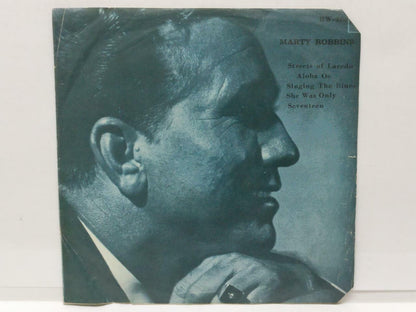 Marty Robbins Streets Of Laredo Rare Cover Label Singapore 7" EP (EP035)