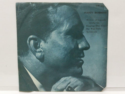 Marty Robbins Streets Of Laredo Rare Cover Label Singapore 7" EP (EP035)