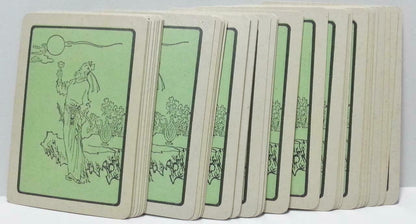 Rare Unsealed China Tang Poetry Dynasty Chinese Playing Cards Souvenir (A1074)