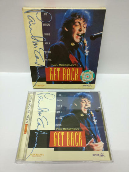 LK888 Paul McCartney Get Back 2001 Hong Kong 2x VCD Video CD (CD453)