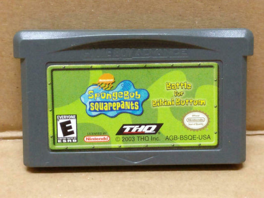 Nintendo Game Boy Advance Spongebob Squarepants Japan Game Cartridge (A1922)