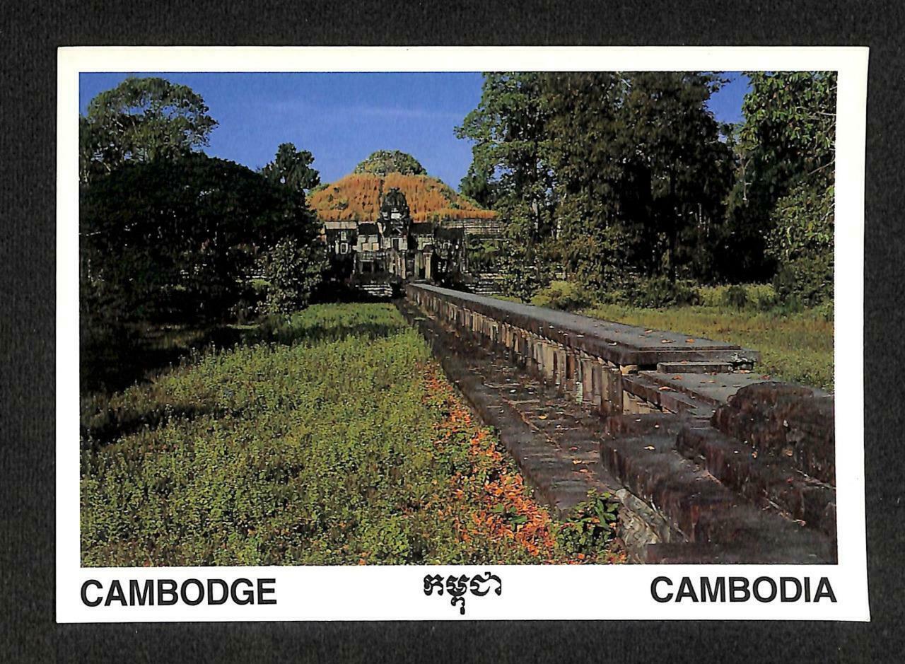 LUCKYPIGEON Cambodia Siem Reap Prasat Baphuon Trees Postcard (C1651)