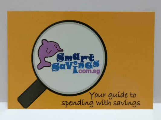 LUCKYPIGEON888 Pink Dolphin Magnifying Glass Singapore Ad Postcard (E0236)