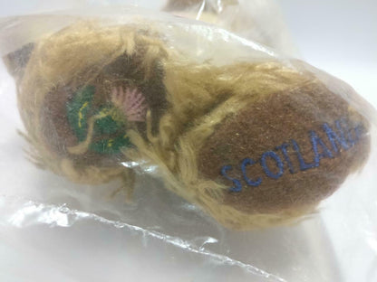 Scotland Knitted Sweater Brown Teddy Bear Souvenir 8" Plush Toy F/S (PTY026)