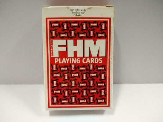 Used FHM Magazine Singapore Bikini Girls Sexy Playing Cards Souvenir (A1509)