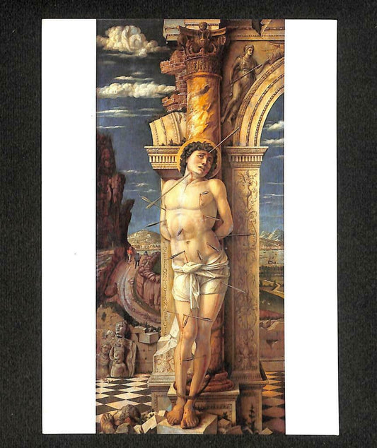 LUCKYPIGEON Andrea Mantegna St. Sebastian Art Painting Postcard (C1723)