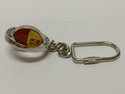 LP888 Vintage Poland Wroclaw Metal Silver Tone Souvenir Keychain Keyring F/S (B694)
