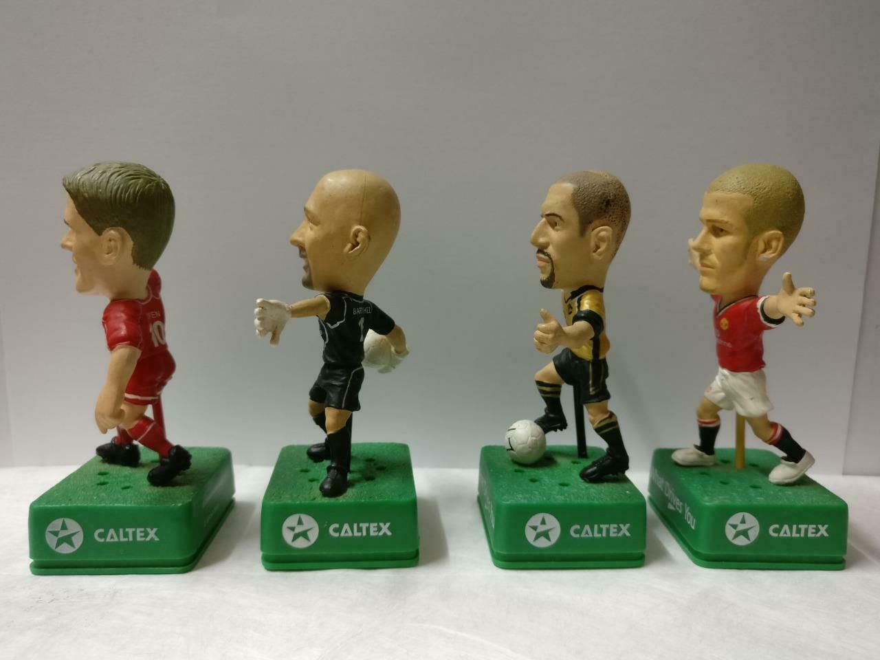 CALTEX Manchester United David Beckham Michael Owen Figure x4 Lot F/S FTY003 *F