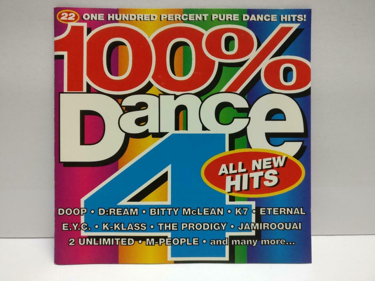 Various Artist 100% Dance M-People Bjork The Prodigy 1994 England CD (CDS290)