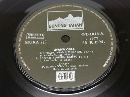 Malay Mimi Loma & The Rhythm Makers Psych Garage Rare Malaysia 7" EP (EP378)