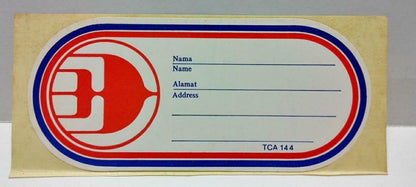 Vintage 80’s Sticker Malaysia Airlines F/S (A782)