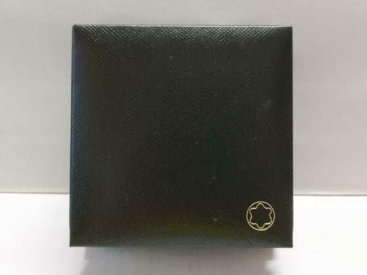Montblanc Mont Blanc Black Empty Box Small Jewelry Accessory Box F/S (BX003) *F