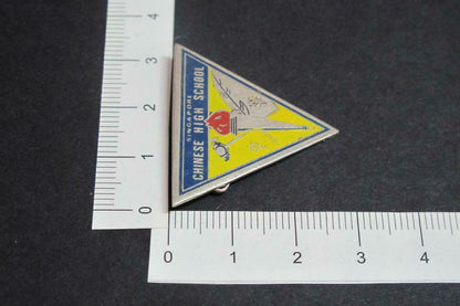 Rare Vintage Singapore Chinese High School 南洋华侨中学 Pin Badge F/S (A051)