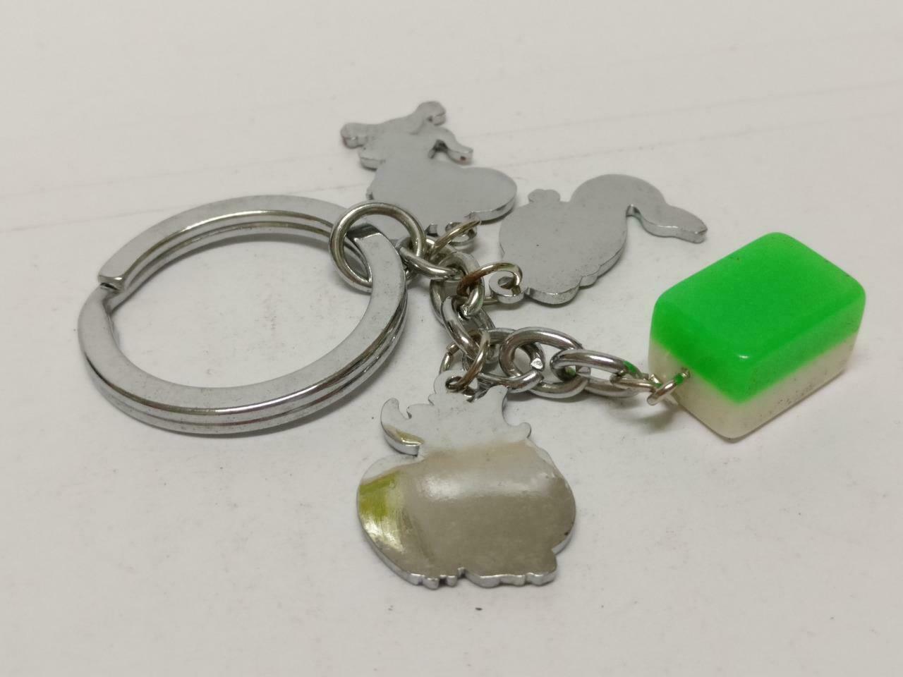 LP888 Cute Horoscope Zodiac Rat Snake Rooster Mahjong Keychain Keyring F/S (B726)