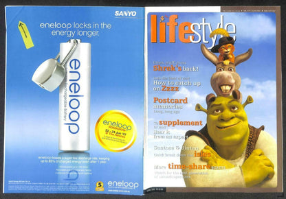 Singapore Lifestyle Magazine Shrek Jacky Cheung Transformer 2006 F/S M112 E