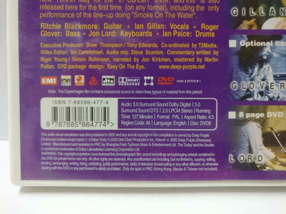 Blackmore Gillan Deep Purple Live In Concert 1972/73 Rare China Only DVD (CD857)