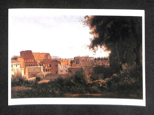 LUCKYPIGEON Jean Baptiste Camille Corot Heritage Architecture Postcard (C1713)