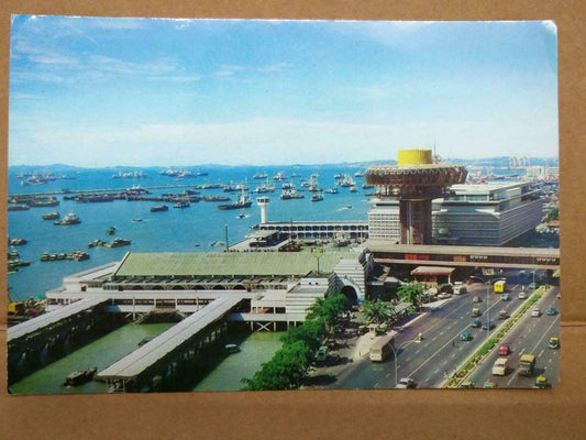LUCKYPIGEON Clifford Pier Change Alley Aerial Plaza Singapore Postcard (C1991)