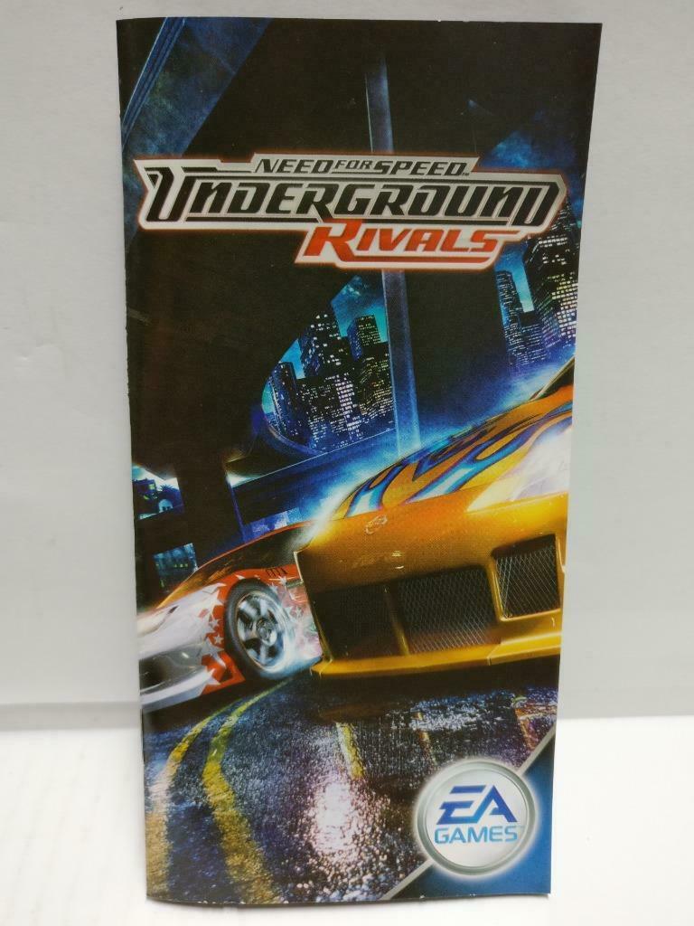 PSP Need For Speed Underground Rivals 2005 With Booklet Japan Game Disc (GA345)