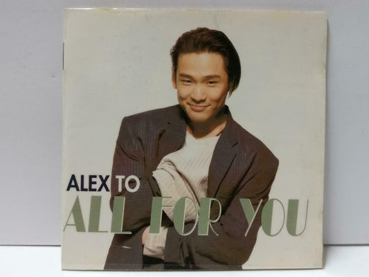 Rare Hong Kong Alex To 杜德偉 杜德伟 All For You 1994 English Songs CD CDS503
