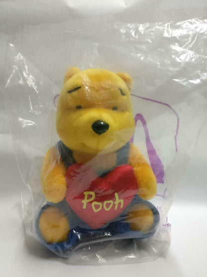 Sealed McDonald's Winnie The Pooh Heart & Jumper 7" Plush Soft Toy F/S (PTY101)
