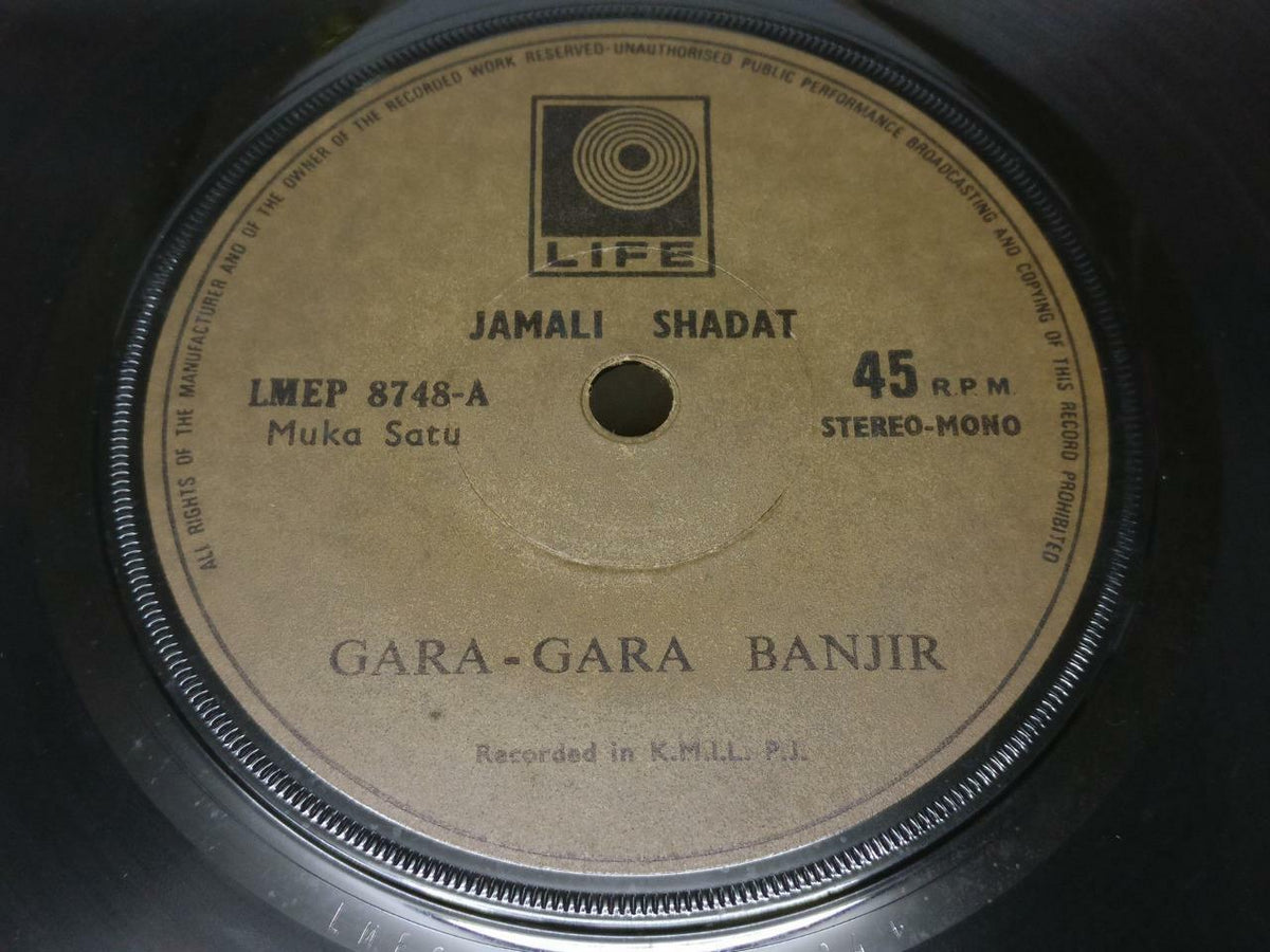 Malay Jamali Shadat GaraGara Banjir Surat Dari Mekah 7" Malaysia EP 45 RPM EP322