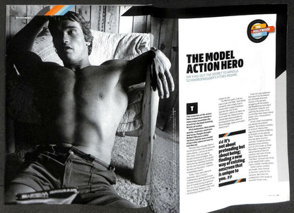 Singapore Men's Health Magazine Macho Arnold Schwarzenegger Dwayne Johnson M048