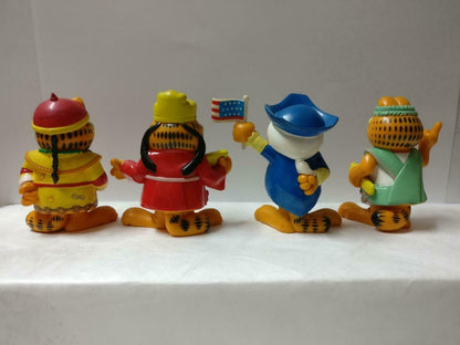 Garfield Assorted Designs Asian Chinese Wear Figure Toys x4 F/S (FTY018) *G