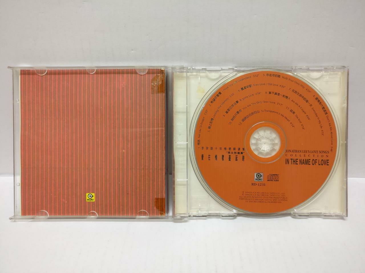LK888 Sandy Lam Jackie Chan 林忆莲  成龙 李宗盛 Rare 1994 Taiwan CD OBI Chinese (CD354)