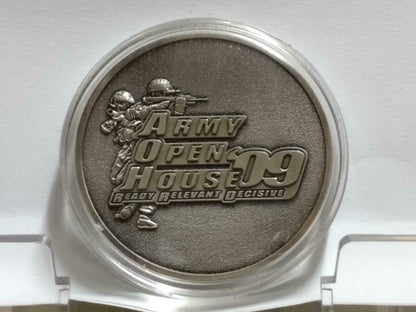 Singapore Military Tank Army Soldiers Open House 2009 Medal Coin w/ Box (C044b)
