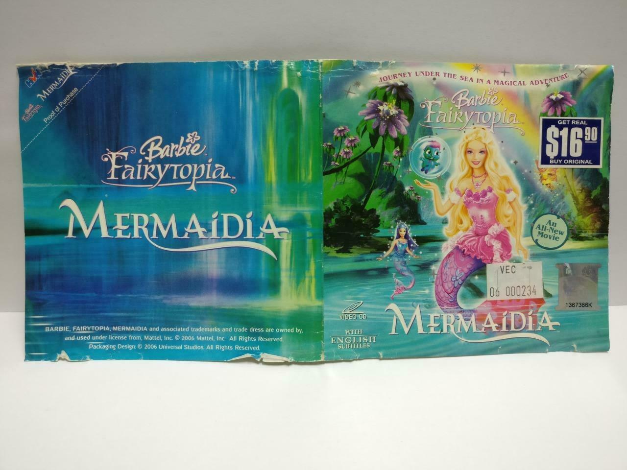 Cartoon Animated Movie Barbie Fairytopia Malaysia English Video cd VCD (CDS089)