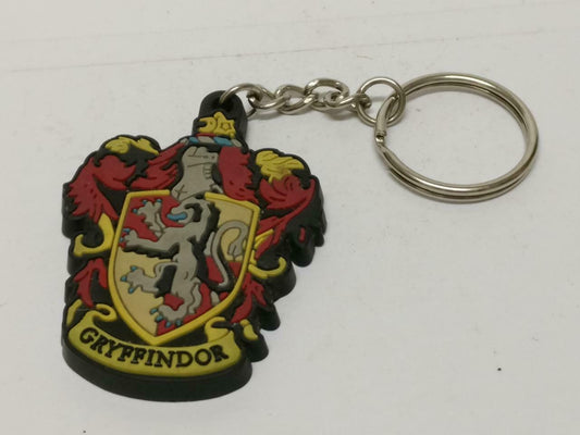 LP888 Vintage Harry Potter Warner Bros Gryffindor Rubber Keychain Keyring F/S (B684)