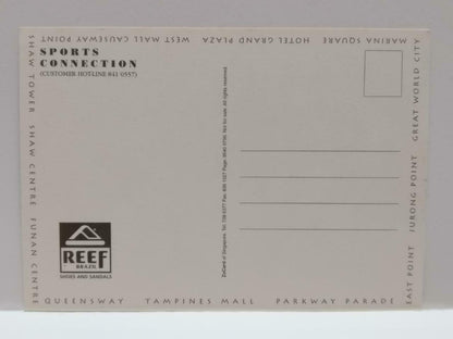 LUCKYPIGEON888 Reef Brazil Bikini Sexy Woman Surfer Singapore Postcard (E0167)