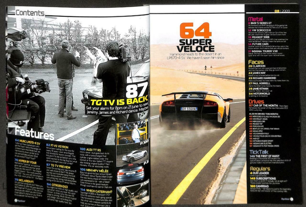 BBC Top Gear Singapore Car Magazine Richard Hammond Lamborghini 28/2/2009 M081
