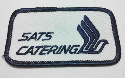 Embroidered SATS CATERING Singapore Airlines Logo Sew On Patch (A981)