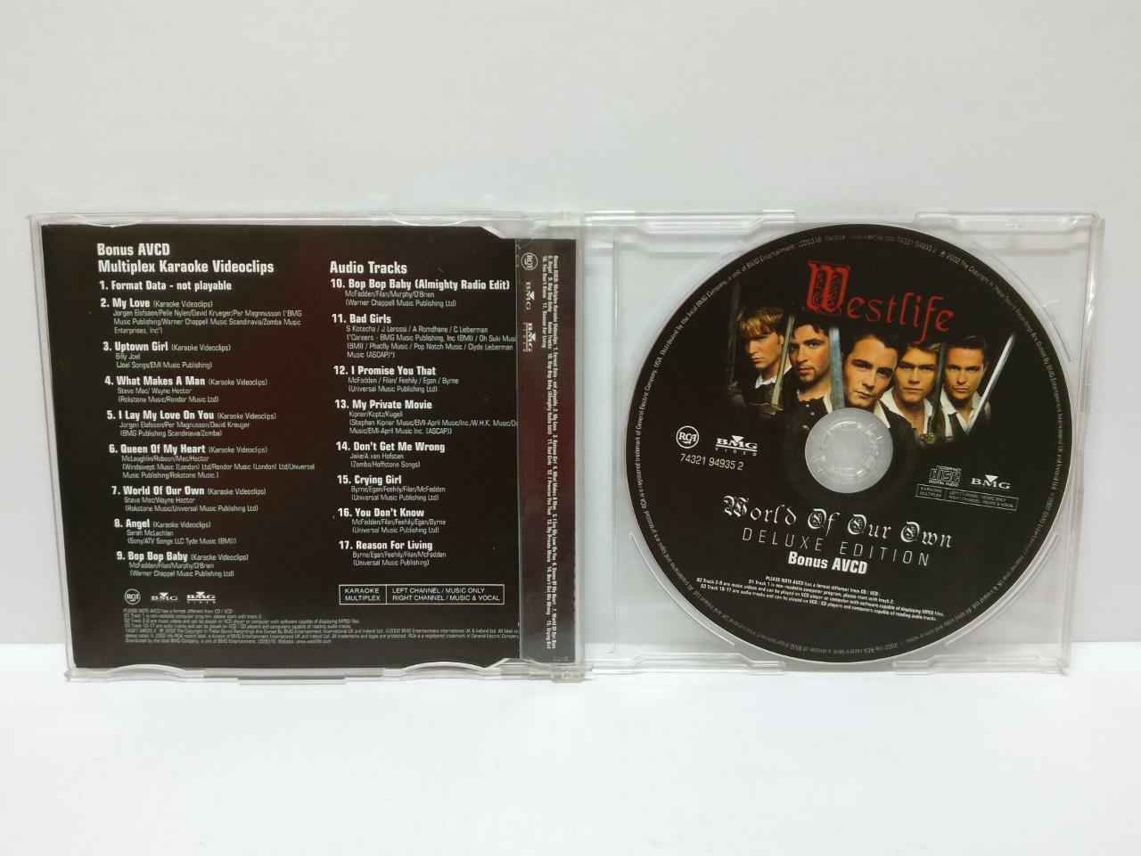 LK888 Westlife World Of Our Own 2002 Rare Singapore CD + AVCD (743219) (CD569)