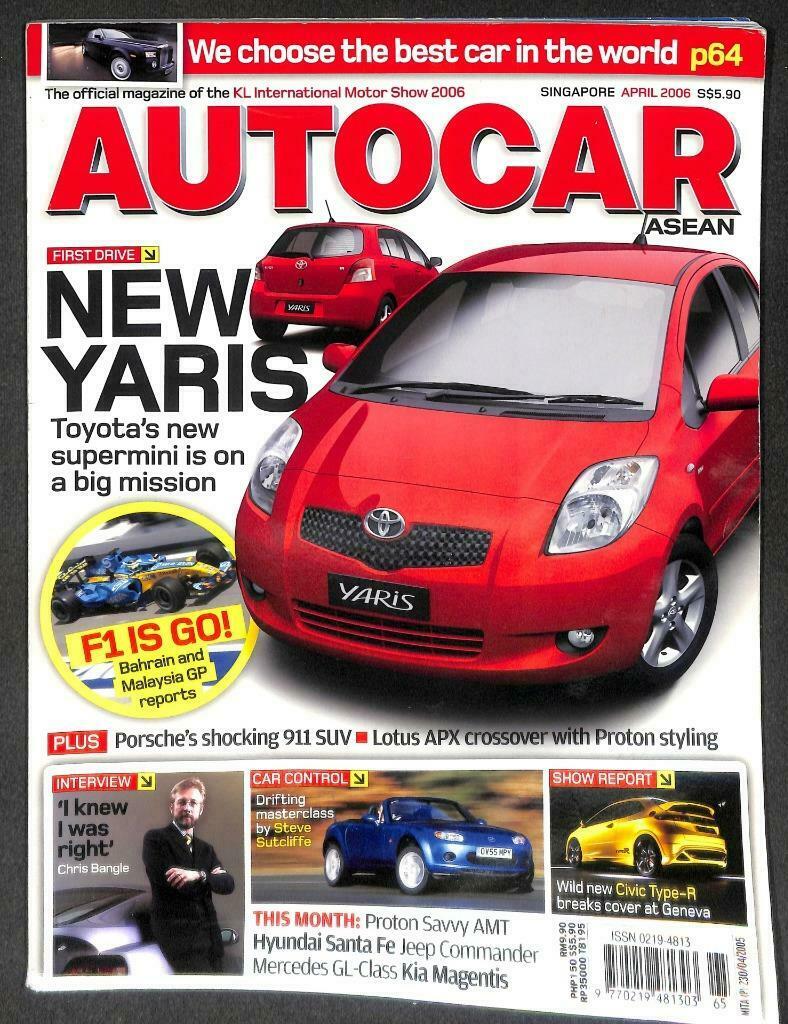 Singapore Auto car Magazine ASEAN Toyota Yaris Mercedes BMW Chris Bangle M087