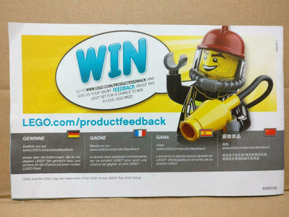 LEGO No. 60052 (1) City Cargo Manual Instructions Catalog Booklet (LG020)